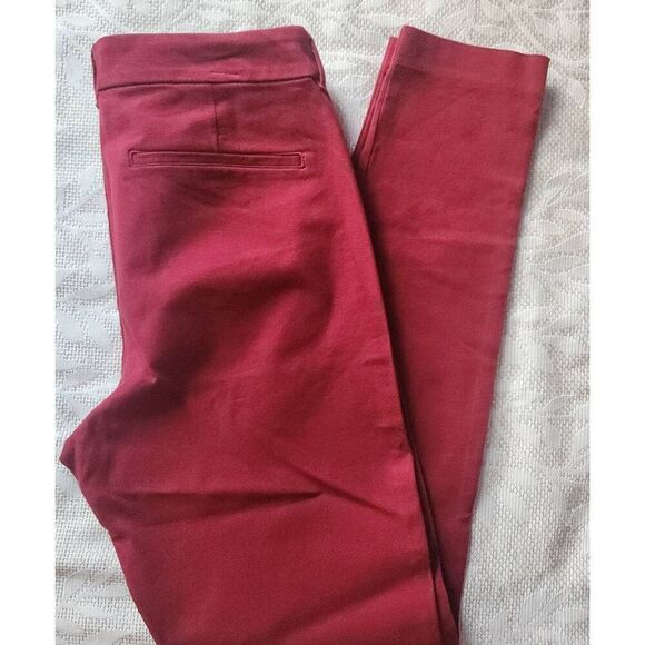 P4  Old Navy Pixie red wine   casual/dress pants - Picture 2 of 8